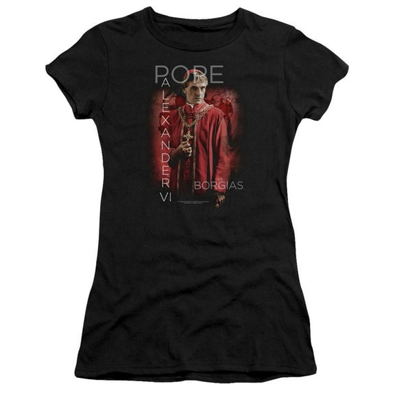 Borgias Pope Alexander Vi Junior Women's T-Shirt Sheer Black