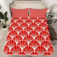 thumbnail image 2 of Erosebridal Retro Plant Bed Sheets Set Queen Size, Modern Minimalst Bed Sheets Queen, Abstract Decor 4 Pieces, 2 of 7