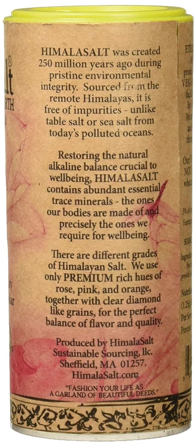 Himalasalt Primordial Himalayan Sea Salt - Fine Grain - Shaker - 6 Oz - Case Of 6