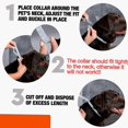 thumbnail image 4 of Typpkmm Adjustable Silicone Collar for Dogs and Cats Effective for 8, 4 of 7