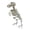 L, variant on OIUR Halloween Animal Skeletons Dog Bat Frog Scorpion Spider Snake Rat Bone Skeletons for Halloween Party Haunted House Graveyard Scene Decoration