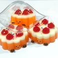 thumbnail image 6 of YingYouFu 2PC Handmade Strawberries Cake Squishies Toy, Ultra-Realistic Dessert Cookie Look Sticky Toys for Stress Relief Squishies Fidget Toys for Party Favors, 6 of 9