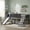 Gray, variant on Mirightone Twin Size Low Loft Bed with Slide & Climbing Frame, Wood Fort Bed Play Bed with Chalkboard & 2 Storage Cabinets (Gray)