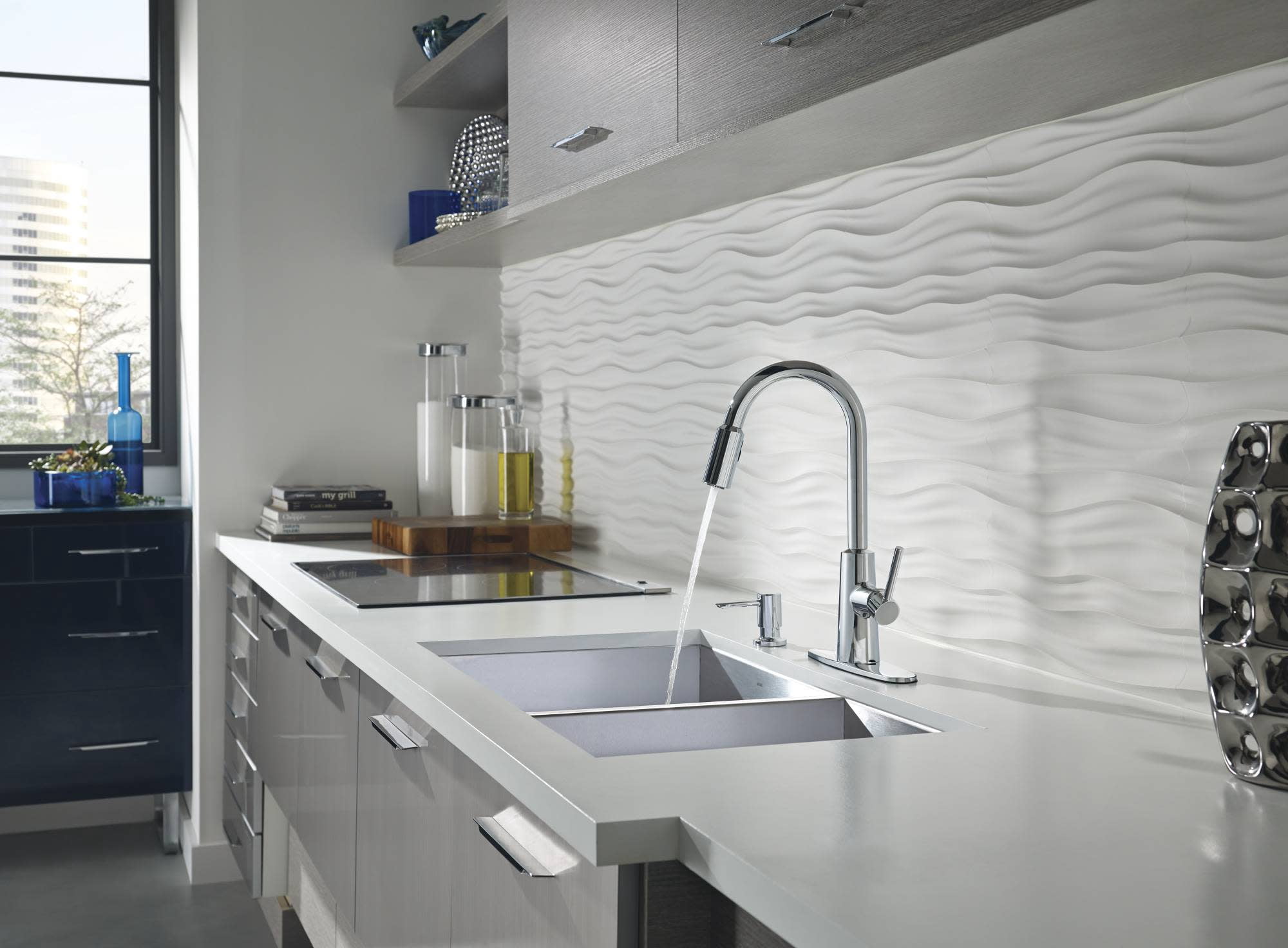 Moen Nori One-Handle High Arc Pulldown Kitchen Faucet
