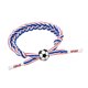 thumbnail image 1 of Pulsera de Fútbol Fútbol Joyería Ajustable Unisex Fútbol Paracord Pulseras Fútbol Regalo, 1 of 4