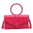 thumbnail image 2 of Bolso de noche con solapa de cuero para mujer, bolso de mano, cartera cruzada, bolso de cuerpo cruzado Rosa Macarena Bolso de mano con sobre de noche, 2 of 5