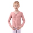 thumbnail image 1 of Toddler Kids Children Dance Clothes Long Sleeves Training Clothes Performance Jumpsuit, 1 of 4