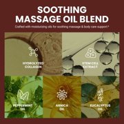 M3 Sore Arnica Muscle Massage Oil for Massage Therapy | Massage Oil with Collagen, Arnica, and Menthol | Full Body Massage Oil,8 fl oz