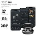 thumbnail image 6 of TOZO E1 True Wireless Earbuds with Case, 30H Play, Deep Bass, ENC Mic Crystal-clear Calls, APP-32EQ, Light Weight Bluetooth 5.3 in Ear Headphones, 6 of 8