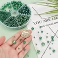 thumbnail image 3 of 6 Sizes Green Pearl Beads 3~10mm Acrylic Pearl Beads 1070pcs Pearl Craft Beads Round Loose Spacer Beads for Jewelry Necklace Bracelet Earrings Key Chains Vase Filler Decor, 3 of 6