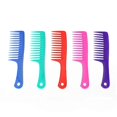 thumbnail image 3 of Peine ancho ZHAOCHENG herramienta de peinado duradera Peine de dientes anchos color rosa, 3 of 4