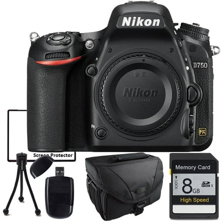 Nikon D750, Memory Card, Camera Case and starter bundle for (Best Nikon Professional Camera)