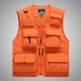 thumbnail image 4 of 2019 Vest Workwear Multi-Pocket Vest Men‘s Thin Outdoor Vest Breathable Outdoor Sports Vest, 4 of 6