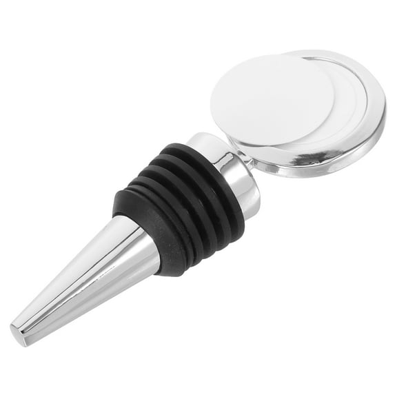 Bottle Stopper Blanks Wine Accessories Filler Decoration Anti-blocking Sealing Plug RV Silver