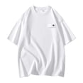 thumbnail image 1 of Birdeem T-Shirt de Sport Entraînement Physique pour Hommes, Design Personnalité Couleur Unie, Manches Courtes, Col Rond, 1 of 8