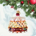 thumbnail image 3 of Christopher Radko Company Let Them Eat Cake Jr - One Glass Ornament 3 Inch, Glass - Ornament Desert Christmas 009760, 3 of 3