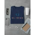 thumbnail image 3 of Big Thinker Typography T-Shirt Men -Image by Shutterstock, Male Small, 3 of 4