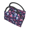 thumbnail image 5 of Vsdgher funny Skull daisy flower Print Insulated Reusable Bags with Sturdy Zipper and Handles, Foldable Totes for Hot or Cold Food Bring or Delivery, 5 of 8