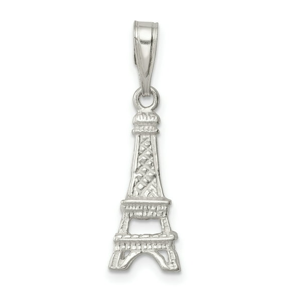Beautiful Sterling Silver Polished Eiffel Tower Charm