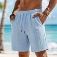 thumbnail image 2 of Kcolen Men's Casual Shorts, Elastic Waist Athletic Shorts, Drawstring Lightweight Summer Beach Shorts with Pockets, 2 of 10