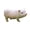 L C, variant on KGJQ Garden Pig Statue, Outdoor Resin Piggy Ornament, Cute Piglet Sculpture, Farmhouse Decoration for Yard Lawn Patio