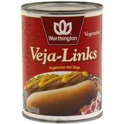 Worthington Vegetarian Hot Dogs, 19 oz (Pack of 12)