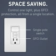 thumbnail image 5 of 15A Single Pole Tamper-Resistant GFCI Duplex Receptacle with Self-Test and SafeLock Protection White, 5 of 5