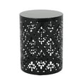 thumbnail image 6 of Metal S/2 End Table,Black Iron Garden Outdoor Patio Outdoor Tables, 6 of 11