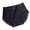 Black, variant on Women's Underwear Elastic High Waisted Seamless Panties Casual Soft Breathable Hip Lift Brief