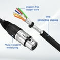 thumbnail image 3 of 7 Pin XLR Cable 7 ft XLR Microphone Cable for Stage Studio Cable, 3 of 6