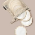 thumbnail image 3 of HLONK Tampons Démaquillants Réutilisables Coton Écologique & Bambou Ronds pour Toner & Exfoliants Inclut Sac Lavable pour Lessive & Rangement 10 Unités, 3 of 5