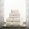 thumbnail image 3 of Premium Egyptian Cotton Highly Absorbent Assorted 6-Piece Plush Towel Set - 30" x 55", 20" x 30", 13" x 13", 3 of 9