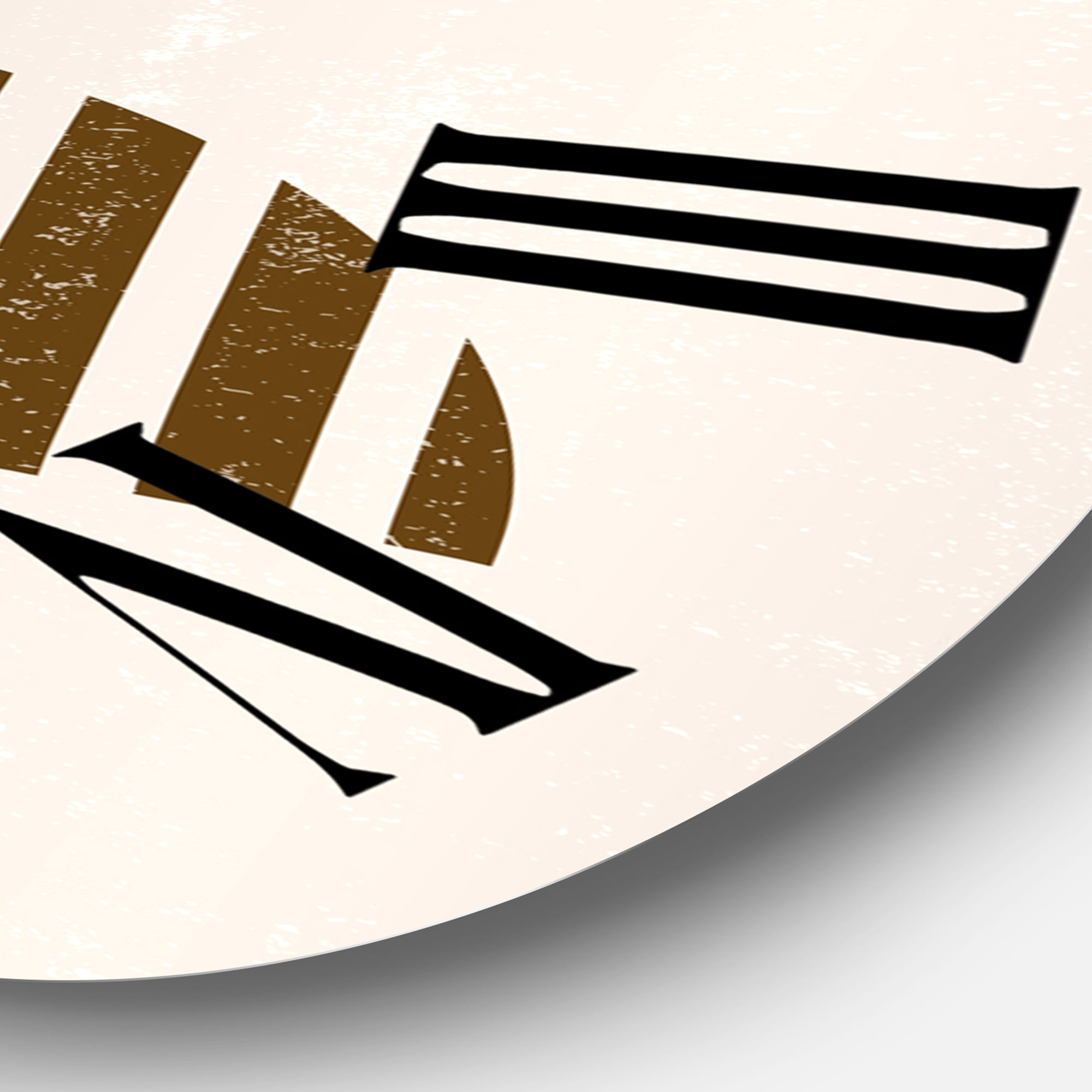 Designart 1 in Quartz Modern/Contemporary Wall Clock