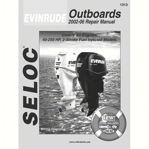 New Seloc Evinrude Outboard Motor Engine Repair Manual Sec 1313