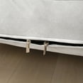 thumbnail image 3 of OctoRose Full Size 3 Side Zipper Waterproof Pets Friendly Micro Suede Futon Cover Sofa Day Bed Mattress Cover (Cover ONLY) (Waterproof-Silver, Full Size), 3 of 4