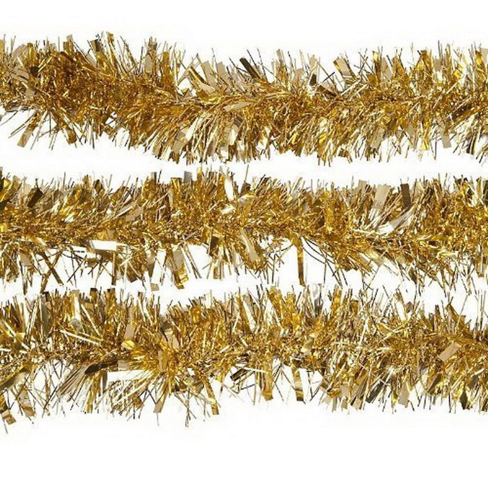Christmas Pine and Metallic Tinsel Garlands 8-Feet 3-Piece 