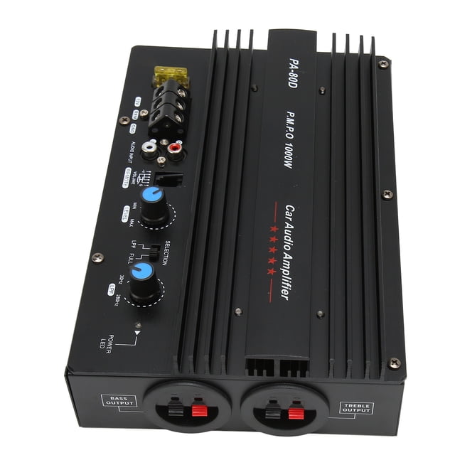 Car Power Board, Multiple Protection Strong Bass PA 80D Subwoofer Plate Professional For Car Entertainment