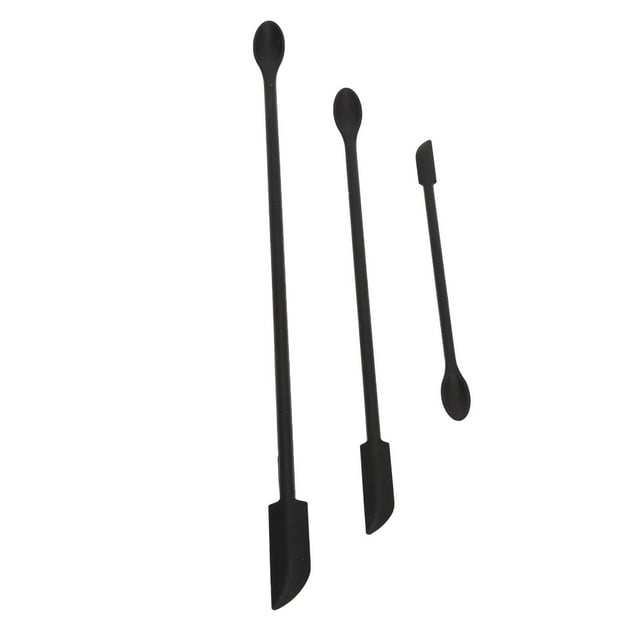 Mini Silicone Scraper, Integrated Easy To Long Handle 3Pcs Double End Makeup Scraper Set Portable For Lip Gloss For Kitchen