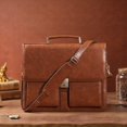 thumbnail image 5 of Classic PU Leather Briefcase for Men - Professional Business Messenger Bag, 5 of 6