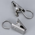 Salinist 20 Curtain Slider Clips Hanger Rings Awning Clips - Walmart.com