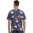 thumbnail image 2 of Tooniforms Men Scrubs Top, V-Neck, TF606, XS, I'm Amazing, 2 of 7