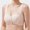 01Beige, variant on Push Up Bras for Women Backless Strapless Bra Ladies Fall Trendy Embroidery Netting Sleeveless Wide Shoulder Strap Underwear Everyday Bras Purple 90B