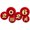 B, variant on 2026 New Year Party Decoration Set Colorful Paper Fans Accessories For Quick Scene Setups And Creative Family Fun