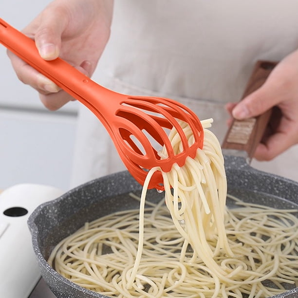 Aparatos de cocina, Accesorios de cocina, Utensilios de cocina, Herramienta de cocina Batidor de huevos multifuncional tres en uno Pinza para alimentos Pinza para fideos Varilla para revolver huevos H