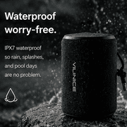 VILINICE Portable Bluetooth Speaker, IPX7 Waterproof Wireless Speaker, Bluetooth 5.0, TWS Mini Speaker for Home/Party/Outdoor/Travel/Gifts, Black