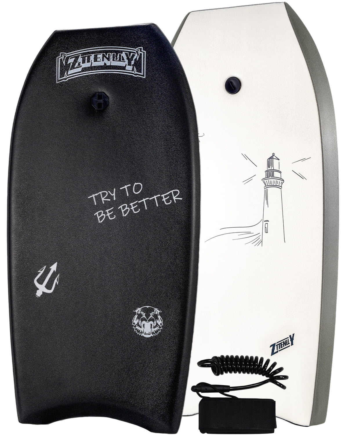 ZTTENLLY Body Board for Kids & Adults Super Easy to Get Started, All