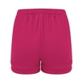 thumbnail image 4 of Kvture Women Shorts for Seniors Summer Casual High Waisted Drawstring Wide Leg Womens Short Shorts Hot Pink M, 4 of 4