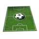 thumbnail image 1 of Alfombras de campo de fútbol, manta de juego para , lavable, temática deportiva, área de fútbol para el hogar Bola 120x160cm Zulema Felpudo interior, 1 of 8