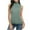Army Green, variant on Sleeveless Turtlenecks for Women Solid Color Mock Turtleneck Tank Top Pullover Lightweight Turtle Necks Tops Black L