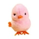 thumbnail image 2 of Juguetes de peluche de pollito, juguete de cuerda, realista, llamativo, lindo dibujo animado de peluche de cuerda Pollo saltador rosa, 2 of 9